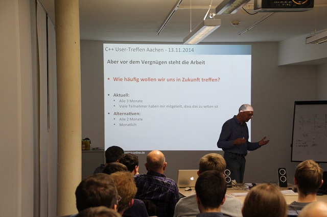 C++ User-Treffen Aachen 13.11.2014 - Bild 3