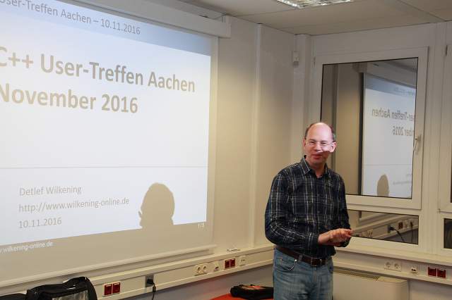 C++ User-Treffen Aachen 10.11.2016 - Bild 3